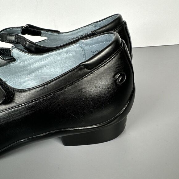Aravon‎ Evelyn WOE03BK Black Leather Mary Jane Shoes Size 6.5 EE - Picture 6 of 12